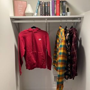 Red Nike sweatshirt